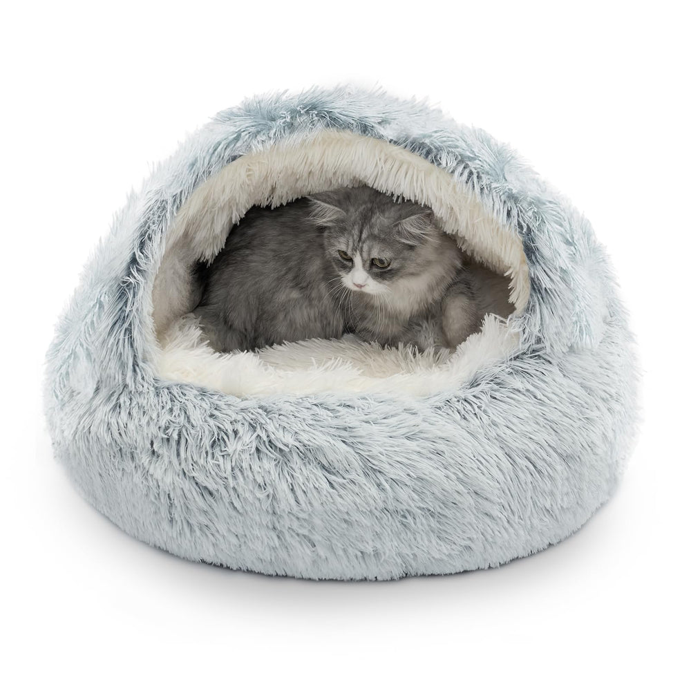 CATISM Cozy Cat Pod, nid en peluche, pour un chat confortable et doux.