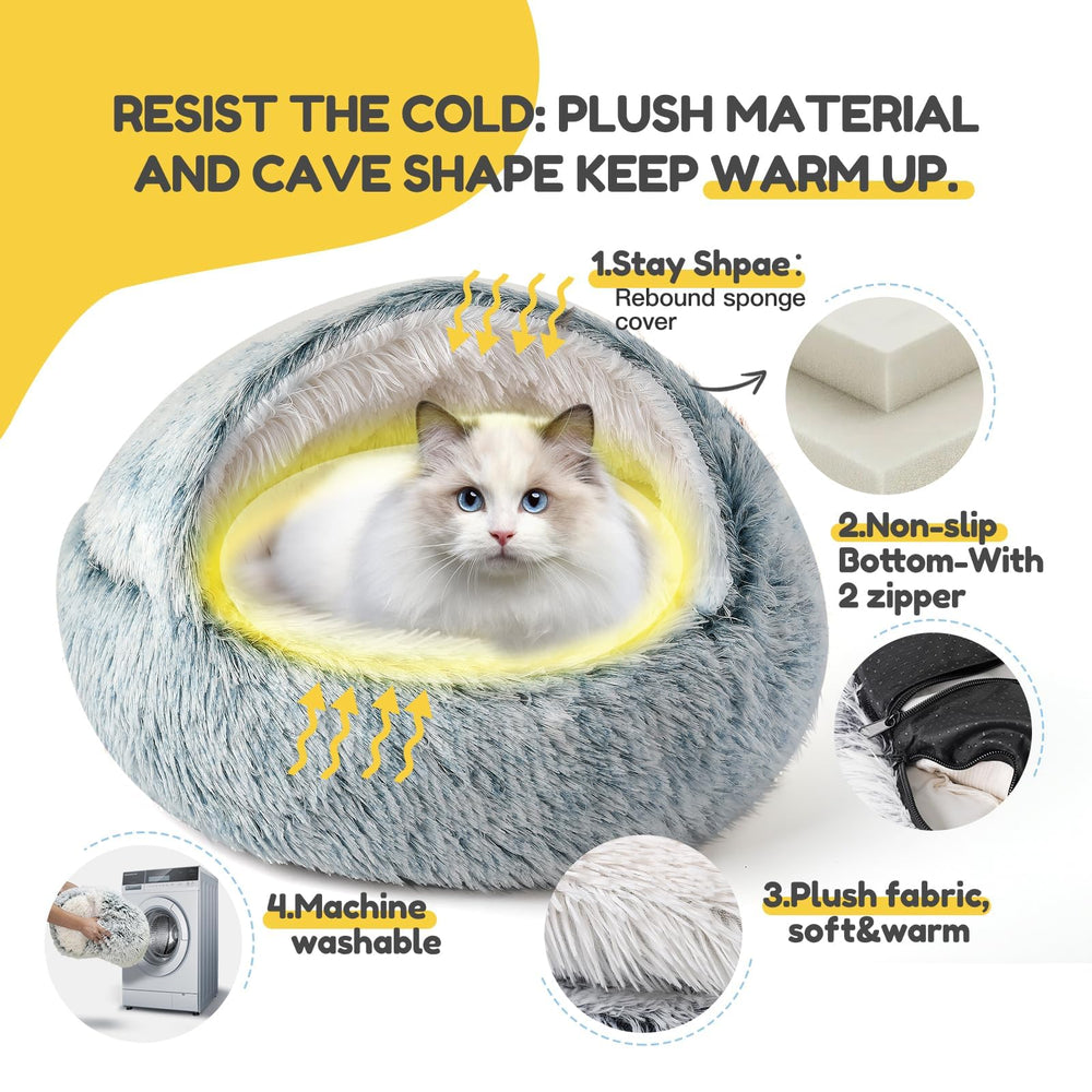 CATISM Cozy Cat Pod Taille 21 pouces, adaptée aux petits chats.