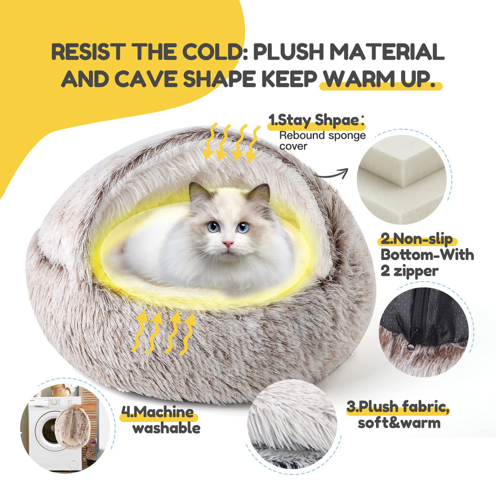 CATISM Taille 21x21x15 pouces idéale pour chats jusqu'à 5,4 kg.