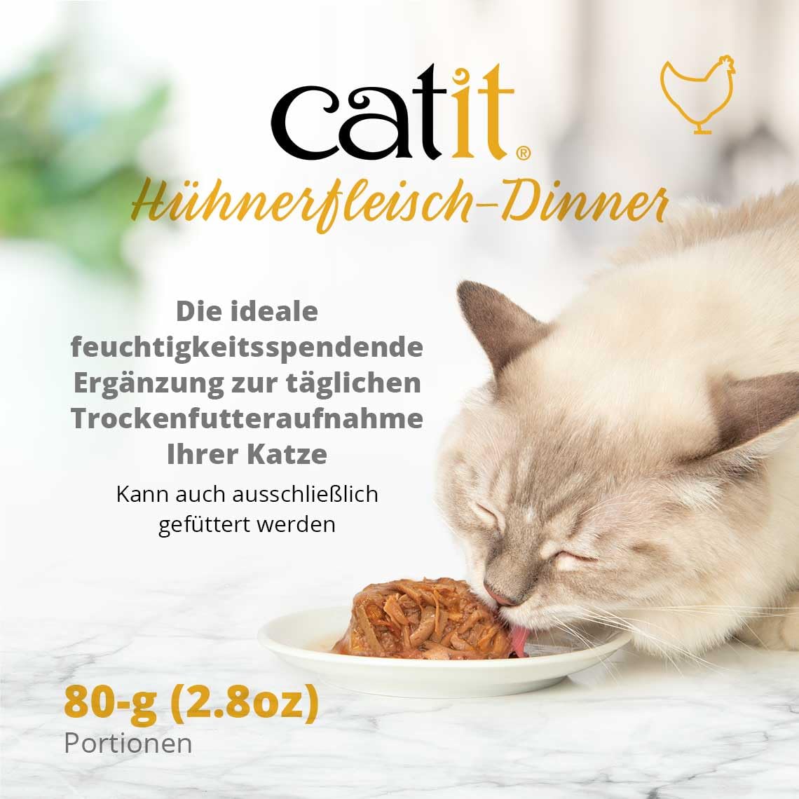 Catit Chicken Dinner arômes naturels pour éveiller l'appétit