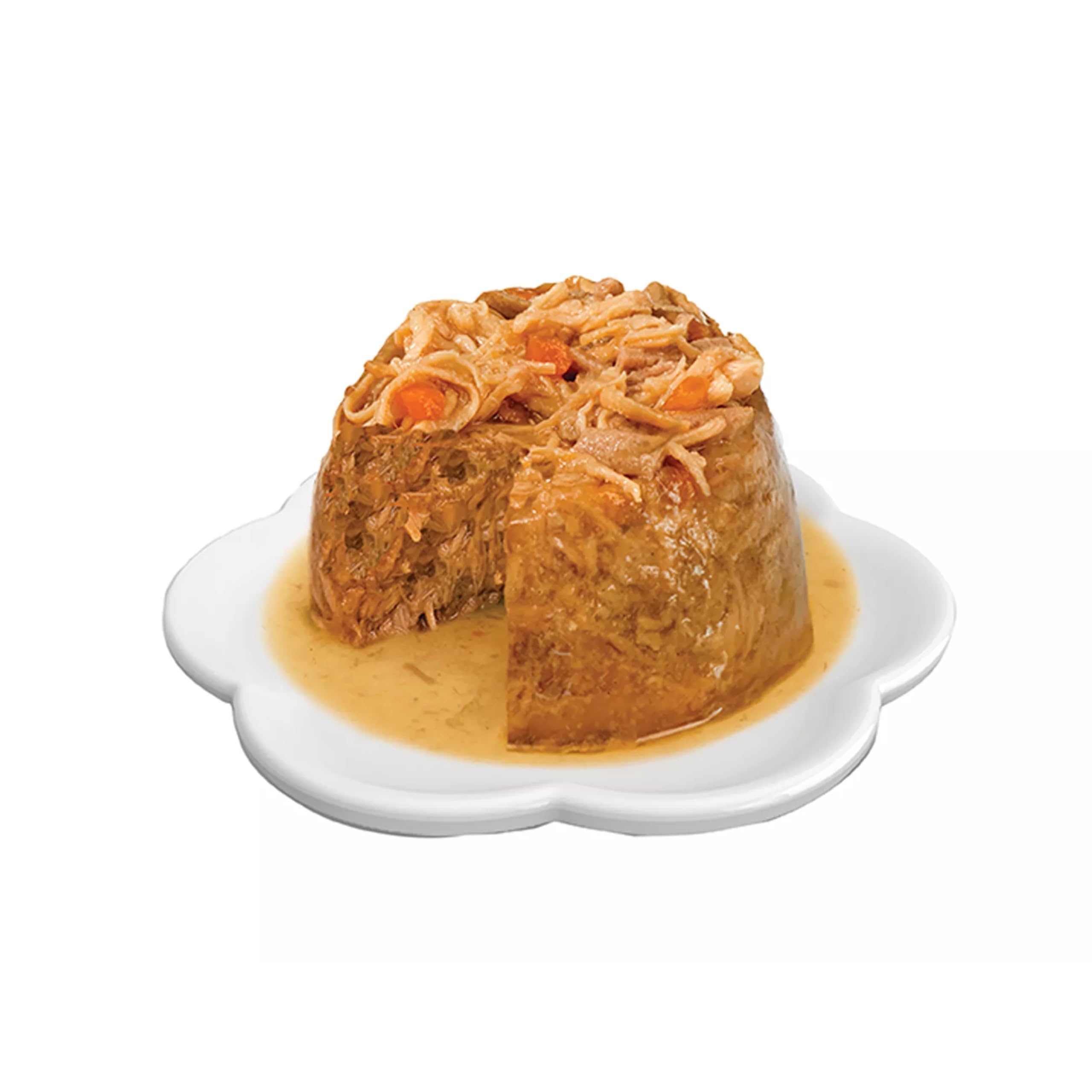 Catit Dîner présentation avec sauce nappante et portions pratiques.