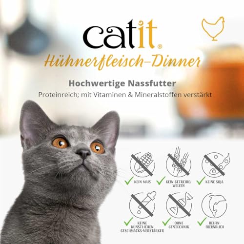 Catit Chicken Dinner sans cereales pour une approche naturelle