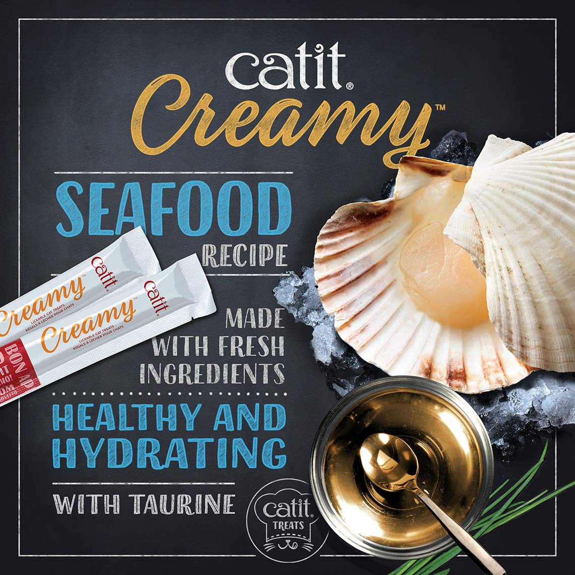 Catit Creamy nourrissage direct - tube pratique.