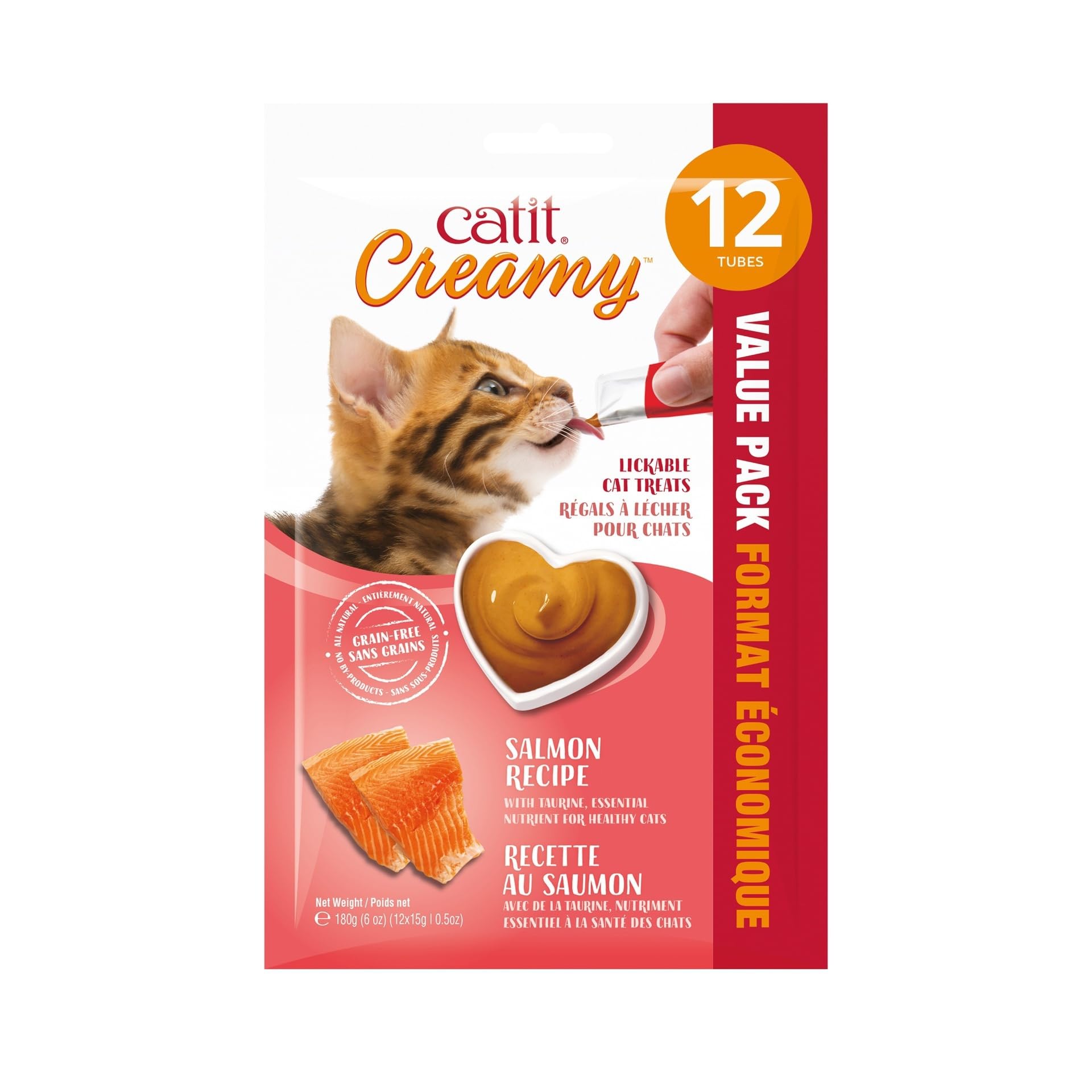 Catit Creamy Thon Tube - goût riche pour varier les repas de votre chat.