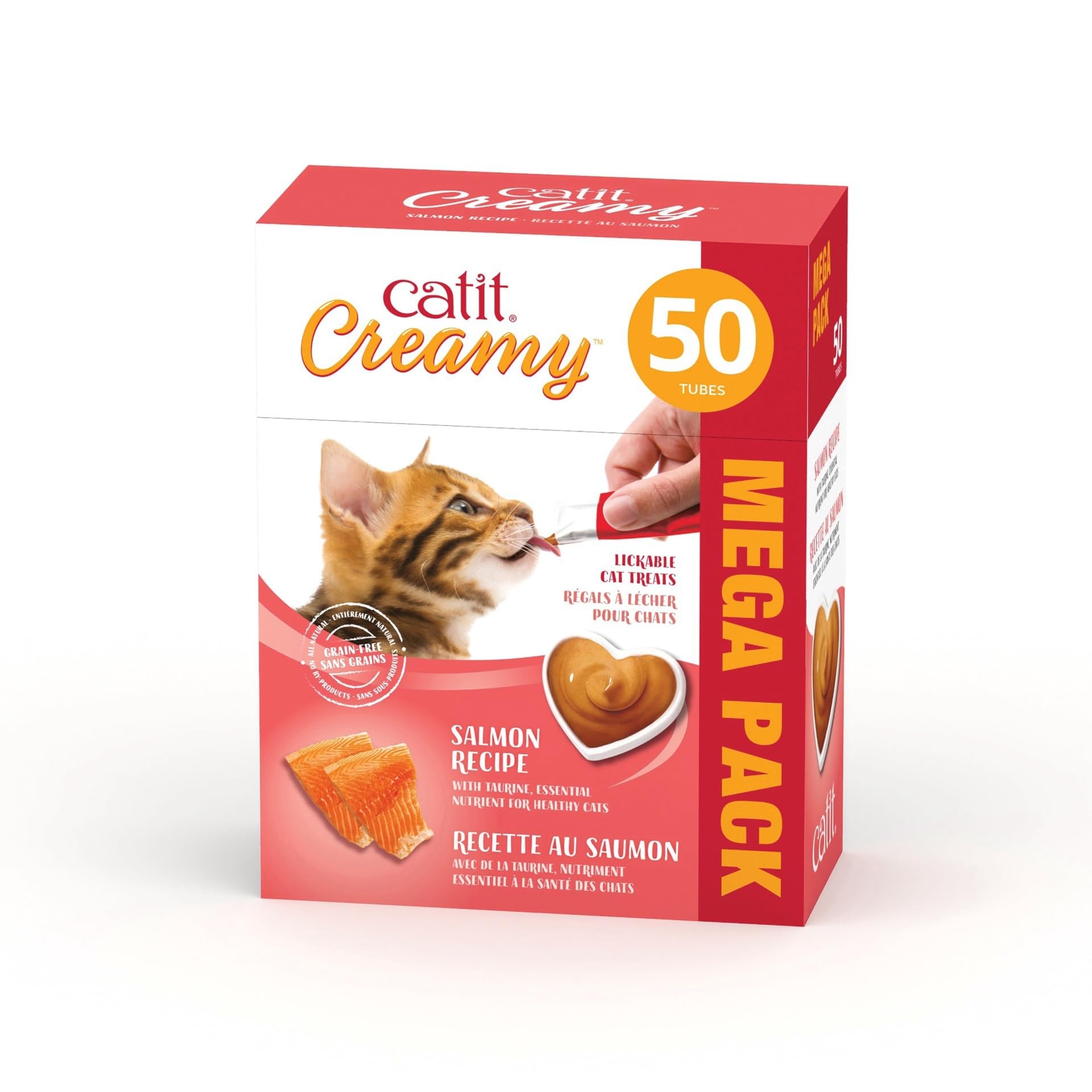 Catit Creamy Thon Tube - idée de récompense gourmande à tout moment.
