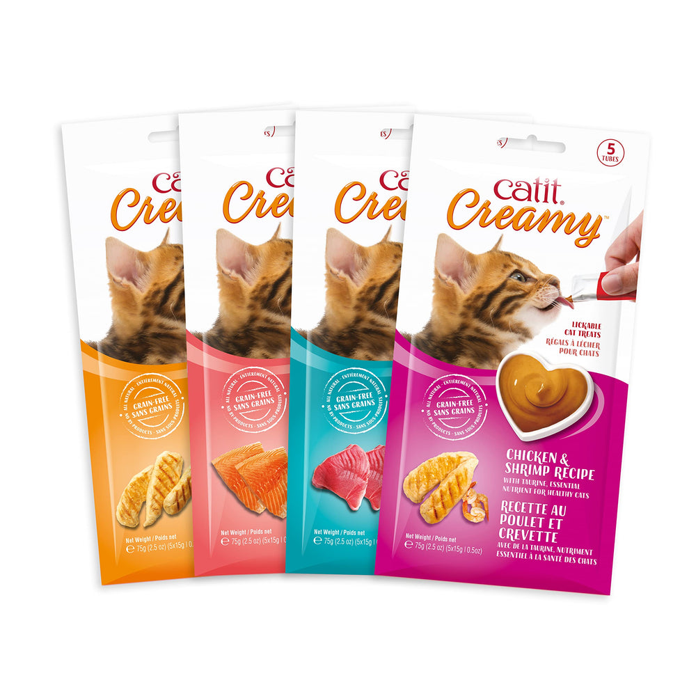 Catit Creamy tube pour une utilisation quotidienne simple et pratique.