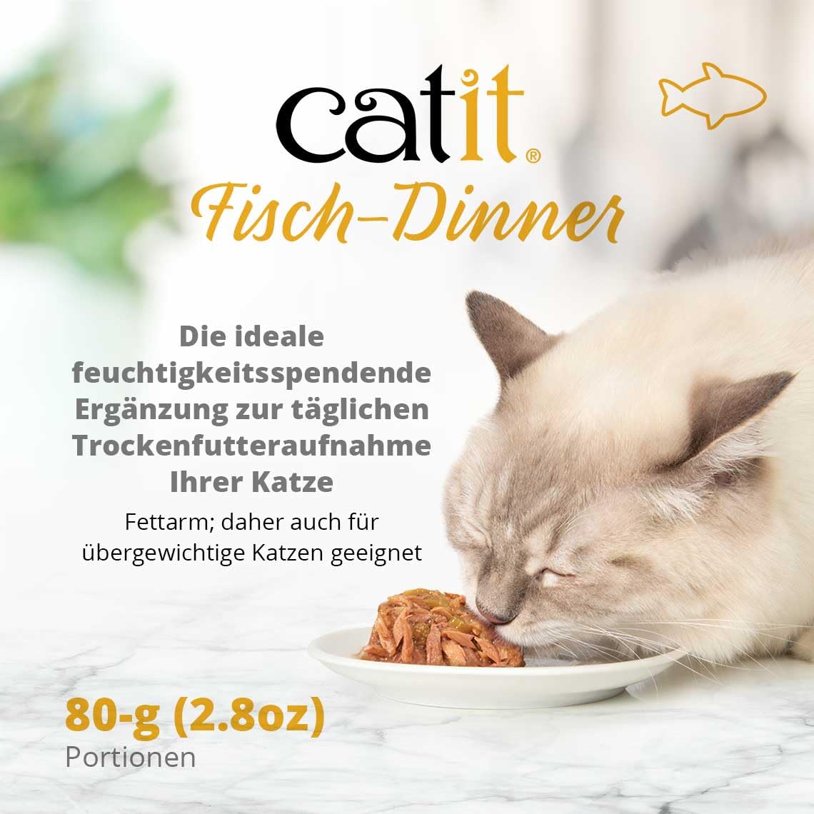 Catit Fish Dinner variétés saveurs riches et palatables