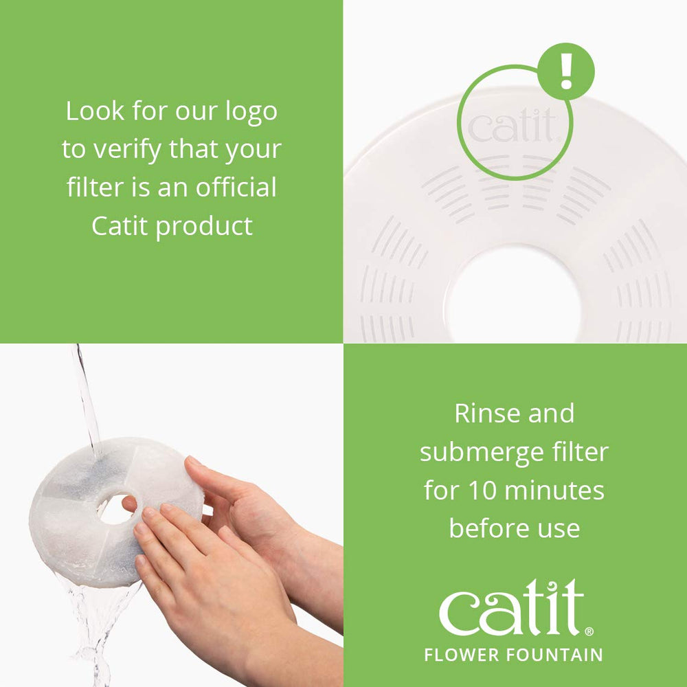 Catit fontaine compatible Senses 2.0: filtre additionnel possible.