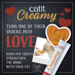Catit Friandise Crémeuse à Lécher en tube, récompense douce et appétente