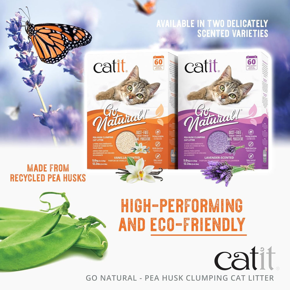 Catit Go Natural litière avec couvercle pour plus d'intimité et propreté