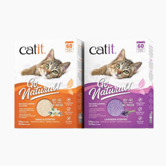 Catit Go Natural texture douce grains pois pour pattes sensibles