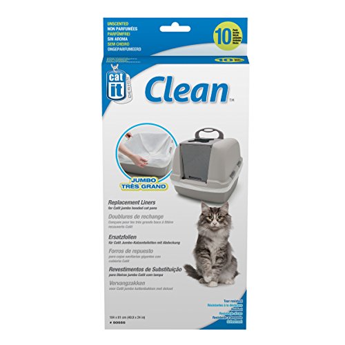 Catit liner jetable pour bac à capot, réduction des résidus