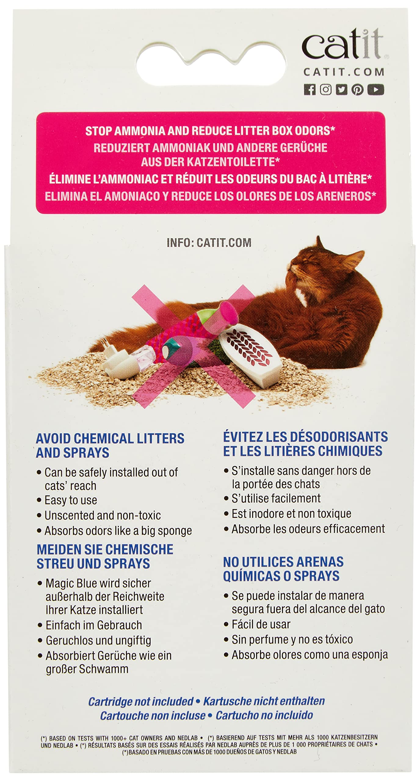 Catit Magic Blue étui protecteur: emballage scellé assure une performance fiable