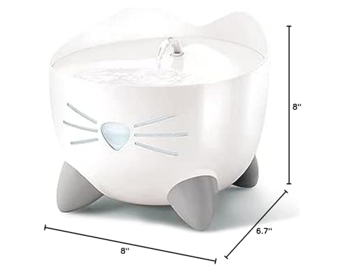 Catit PIXI design ludique avec oreilles anti-éclaboussures.