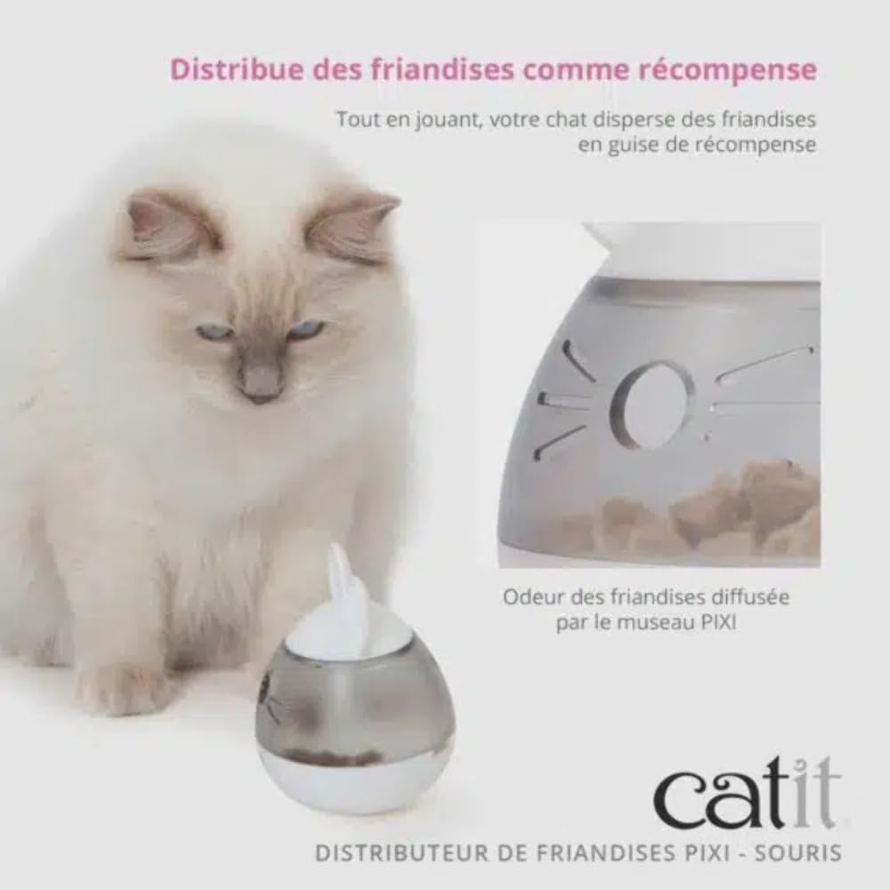 Catit PIXI Coq – jouet à balancement robuste stimulant l’activité physique.