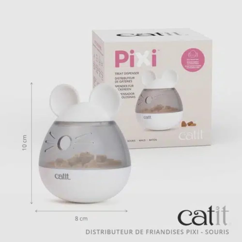 Catit PIXI Coq – disponible en deux designs pour s’adapter au décor et à l’humeur du chat.