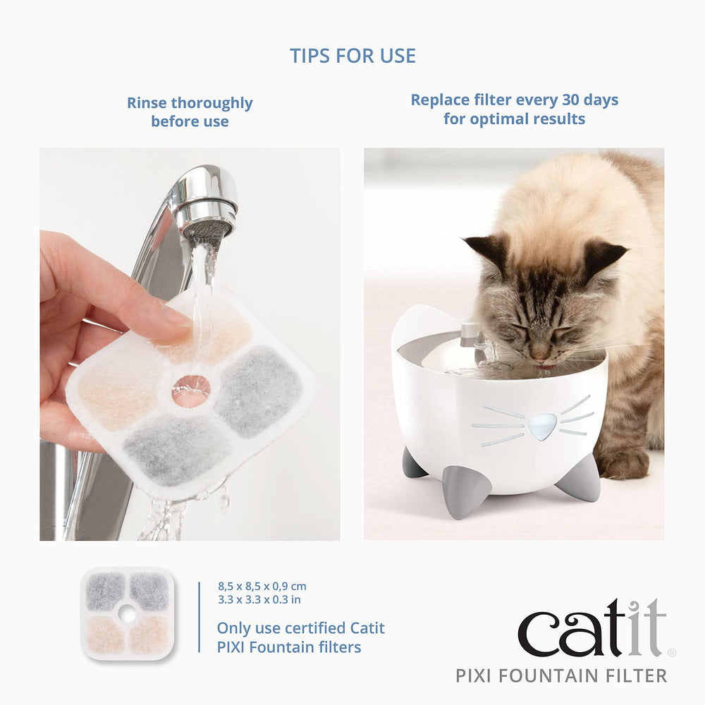 Filtre échange ion Catit PIXI adoucit l'eau du robinet