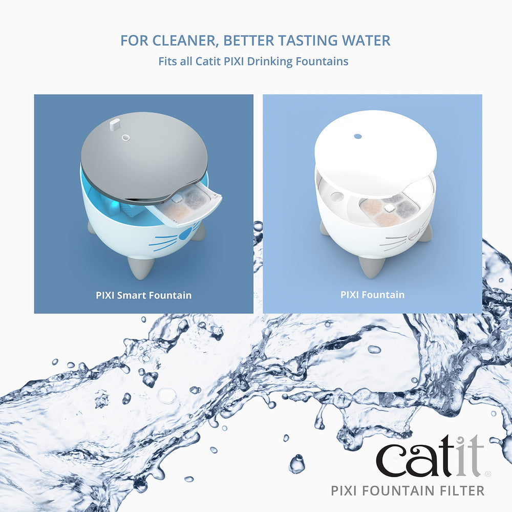 Filtre coton Catit PIXI élimine débris pour eau plus claire