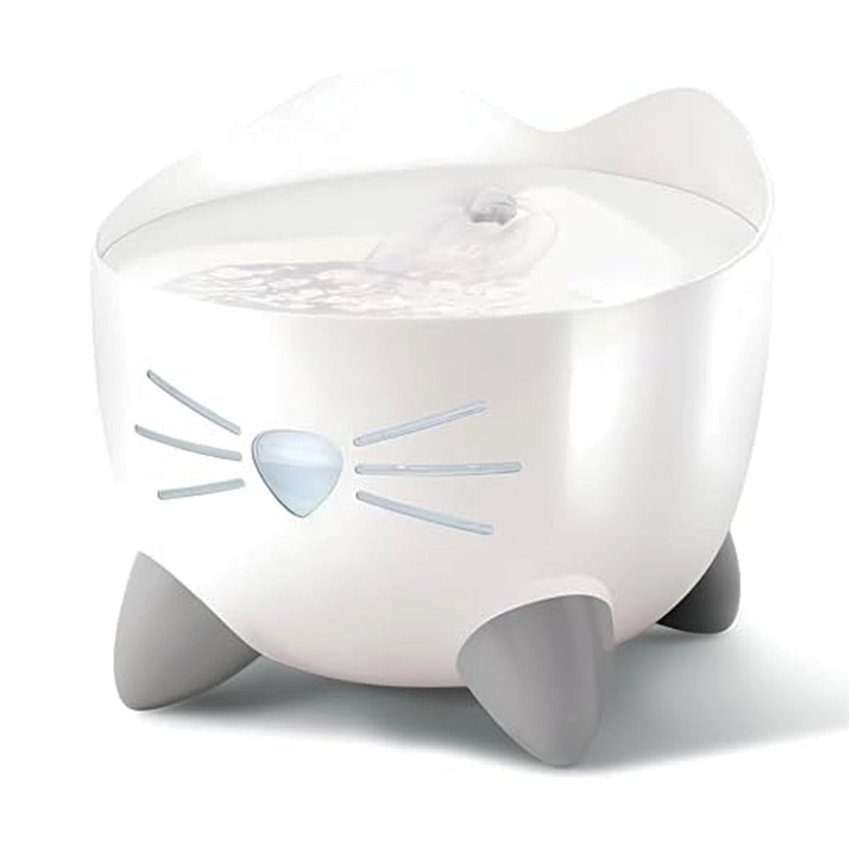 Catit PIXI fontaine d'eau chat triple-filtre pour eau plus propre.
