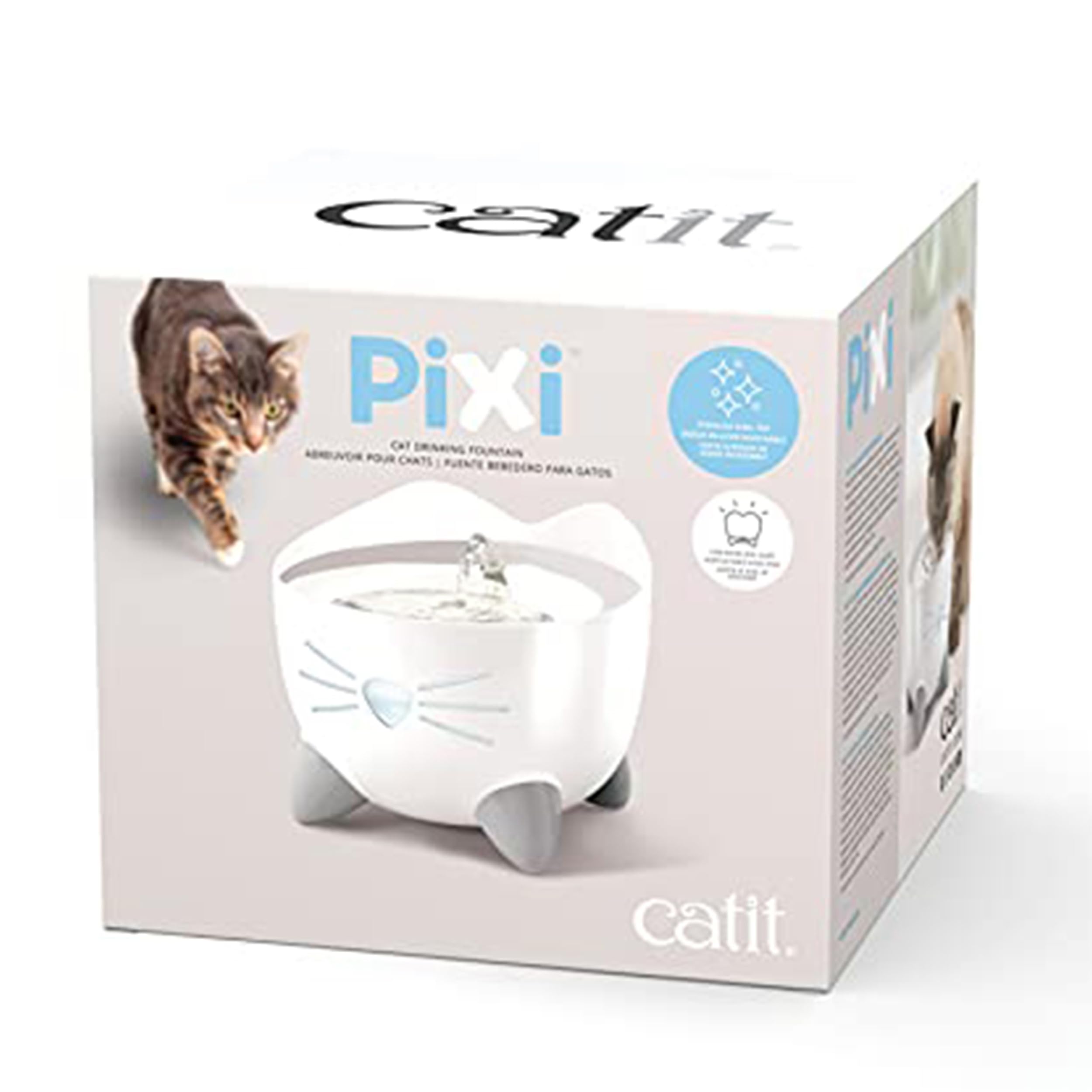 Catit PIXI plateau de boisson large, moustaches confortables.