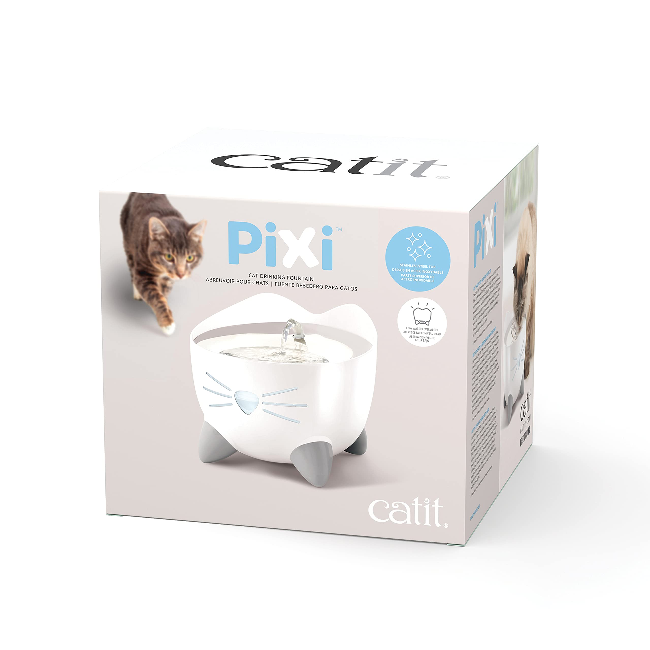 Catit PIXI réservoir accessible — remplissage et entretien faciles.