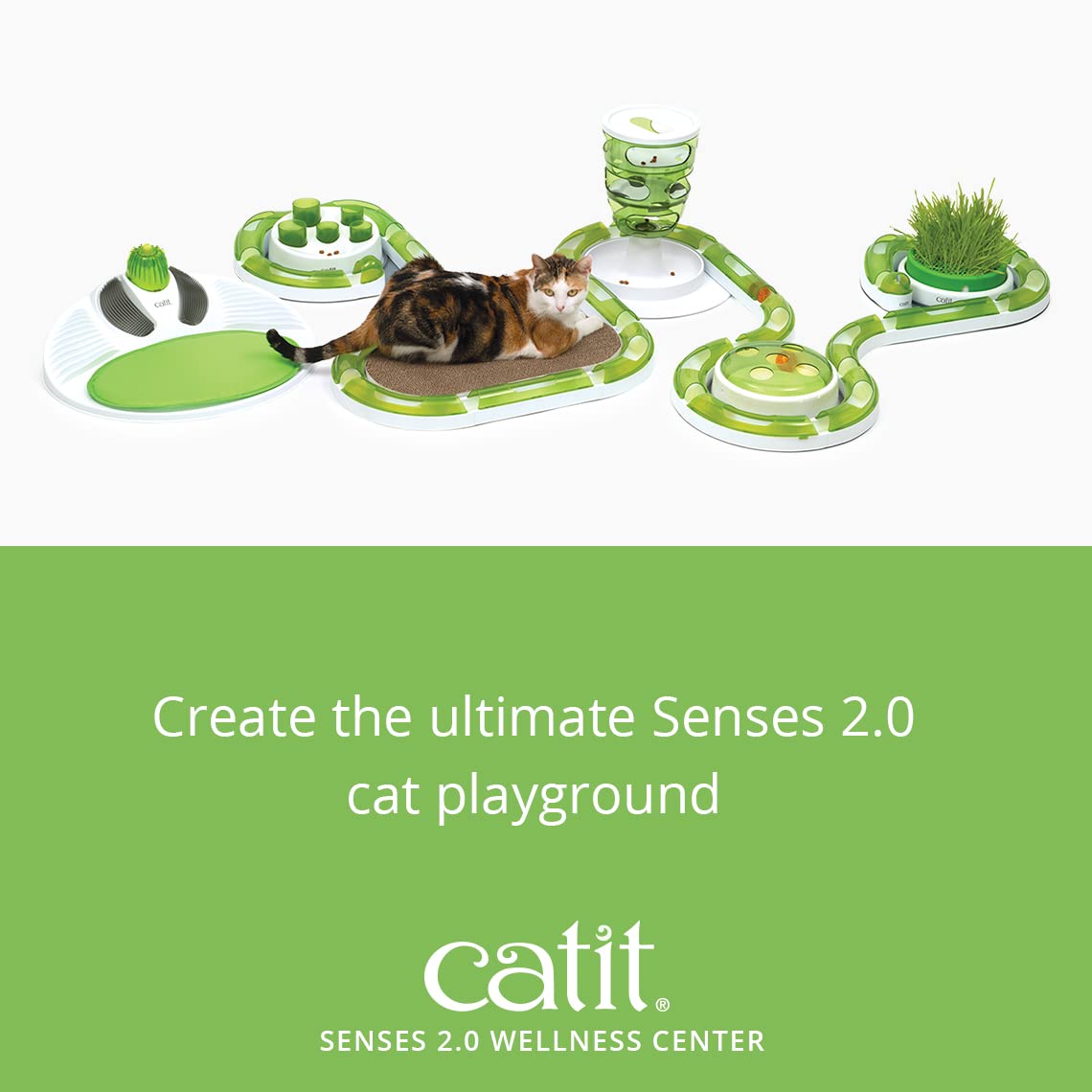 Catit Senses 2.0 brosses durables pour toilettage quotidien.
