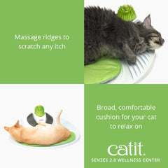 Catit Senses 2.0 coussin rembourré pour repos confortable.
