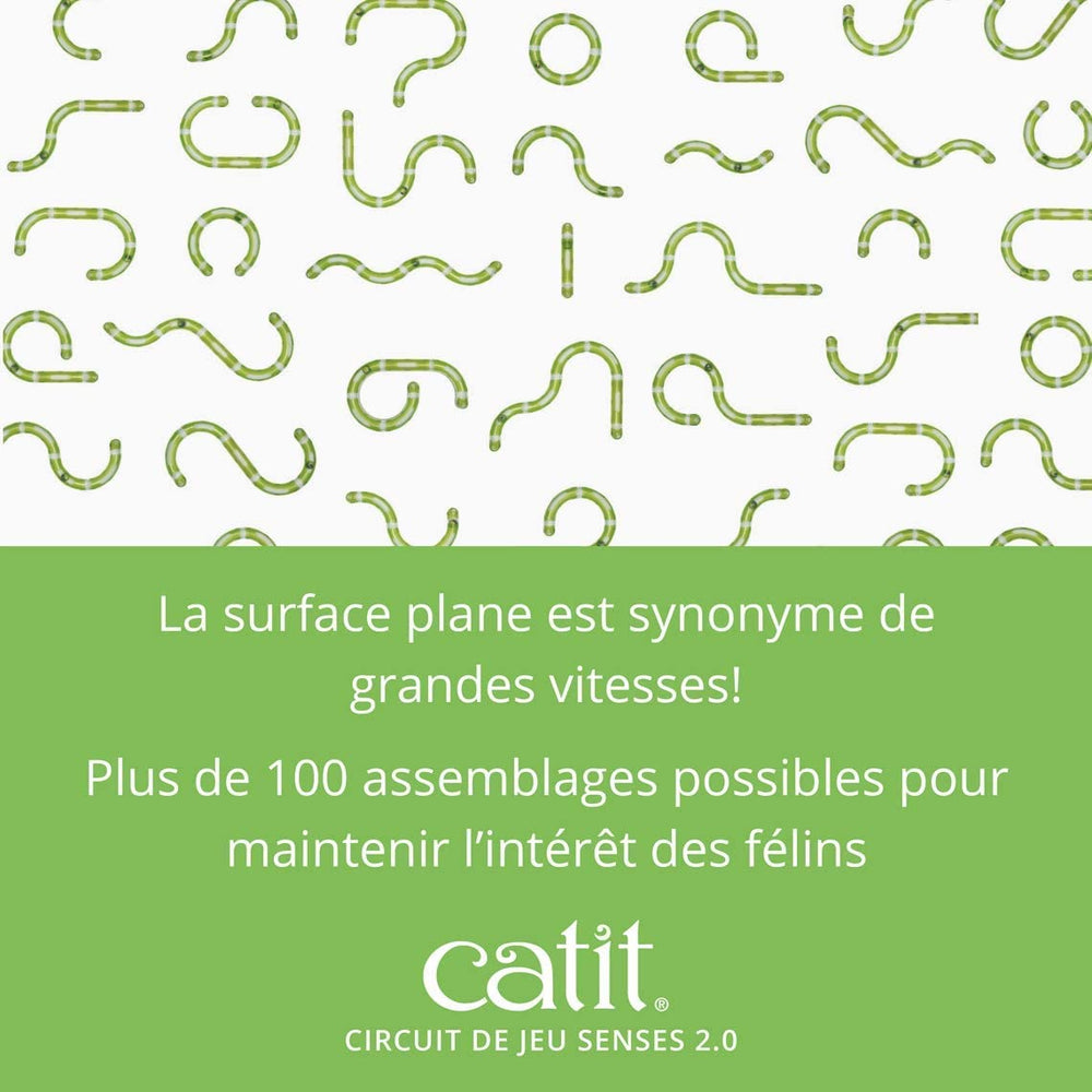 Catit Senses 2.0 Play Circuit, extrémité prête à terminer le trajet.
