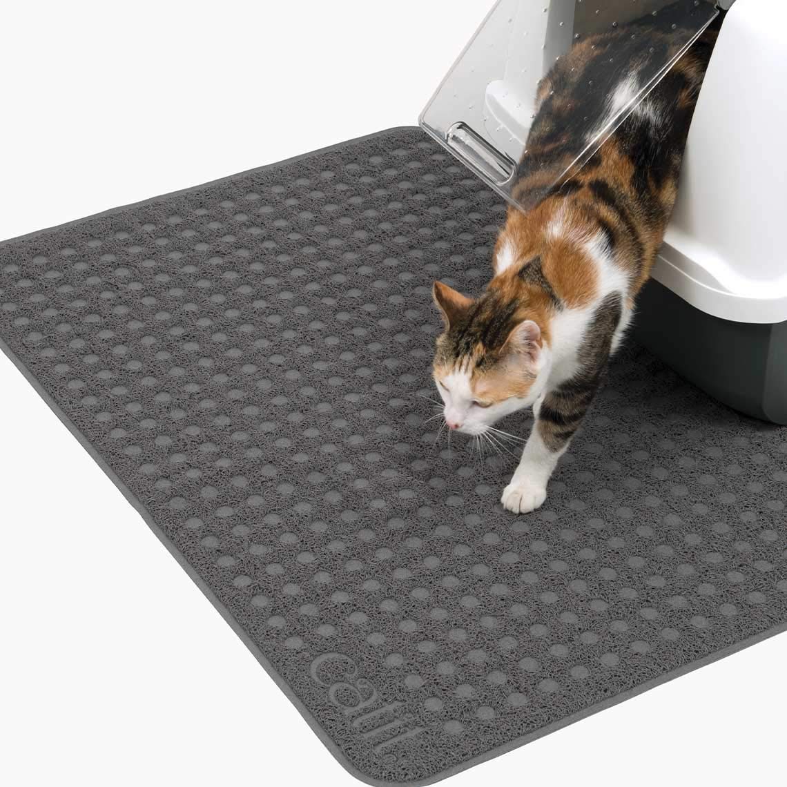 Catit tapis-litiere-confort : surface douce pour les pattes de votre chat.