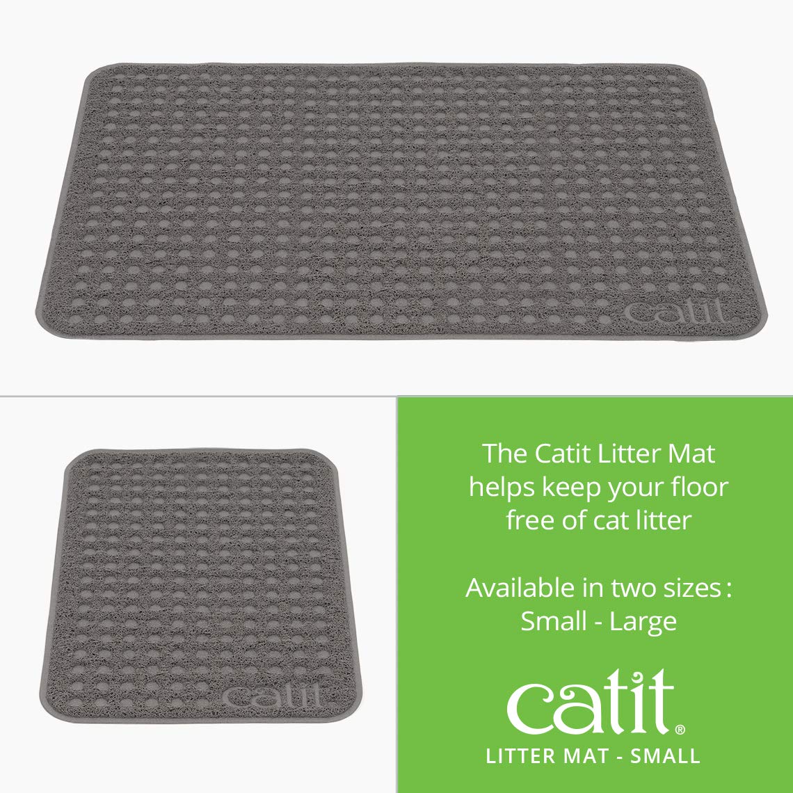 Catit tapis-litiere rectangle doux-pattes-chat: confort sous les pattes