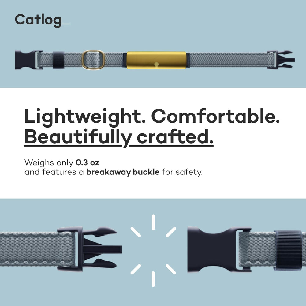 Catlog design-confort-collier-chat, matière douce et ajustement discret.