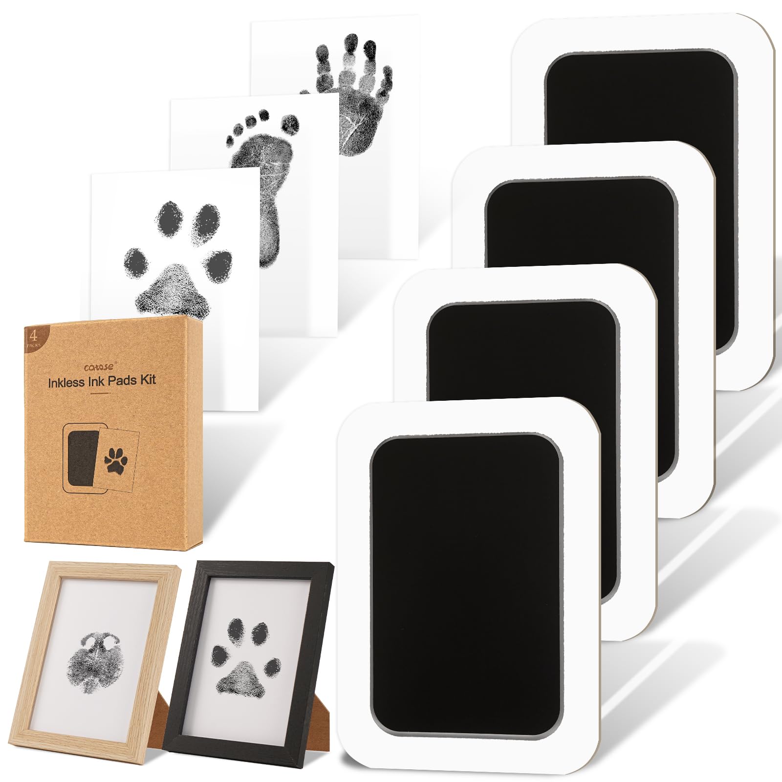 Catose empreinte patte chien sans encre, souvenir durable et sûr