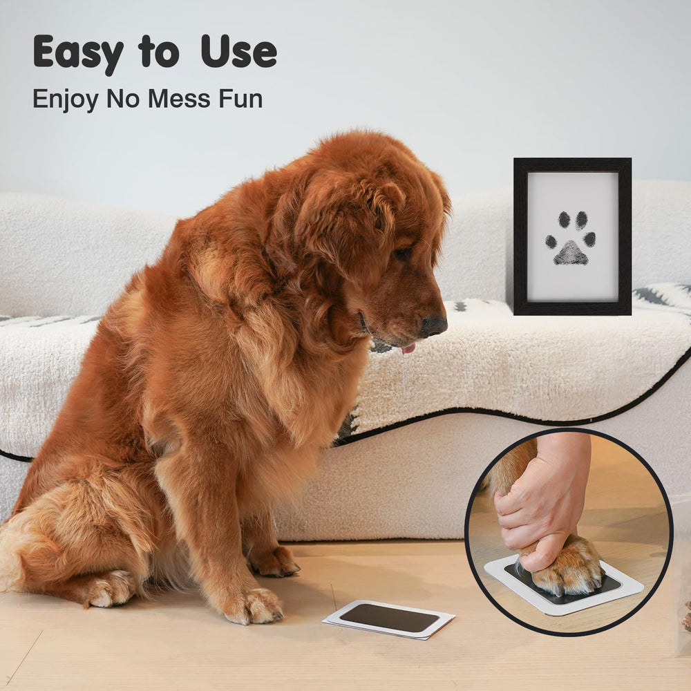 Tampon sans encre catose pour patte chien, empreinte nette et sans bavure.