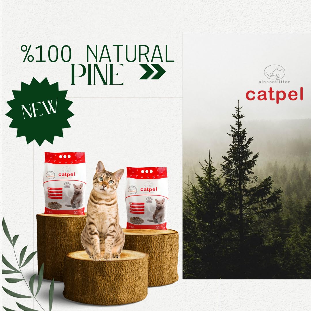 Catpel litière non agglomérante et non traçante pour un nettoyage facilité.