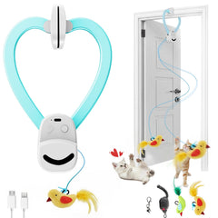 CATPICK jouet oiseau-volant pour chat intérieur, stimulation naturelle et divertissement.