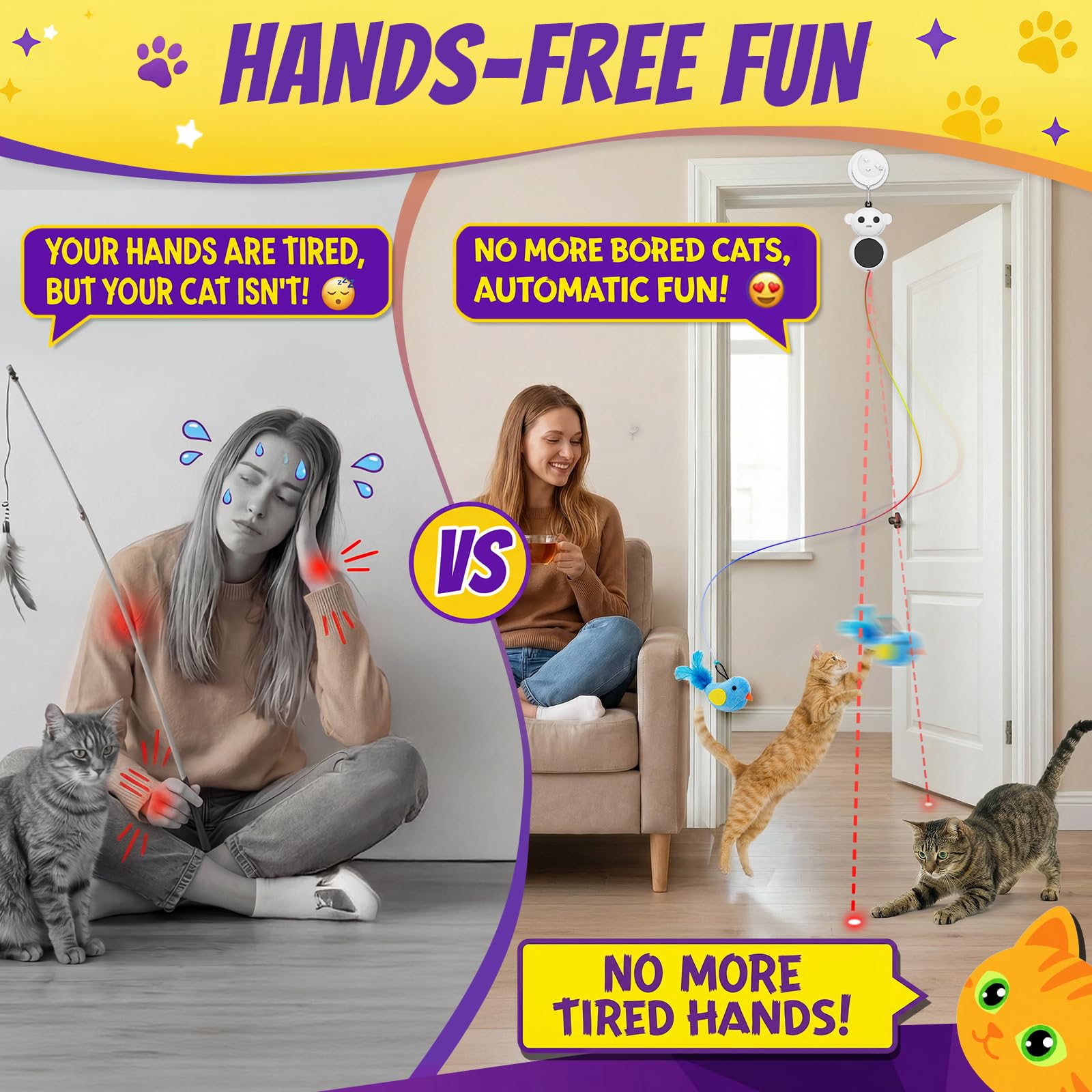 Catpick joy montage porte sans outils : installation rapide et gain d'espace