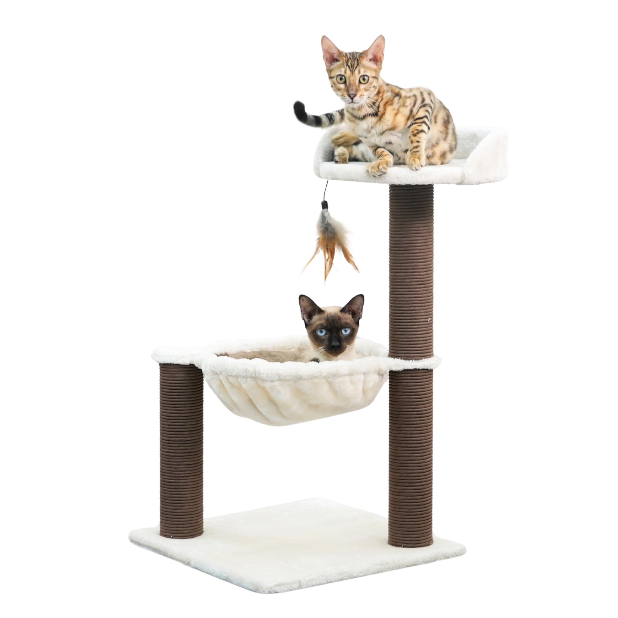 Catry Nirvana : perchoir peluche pour repos sûr du chaton.