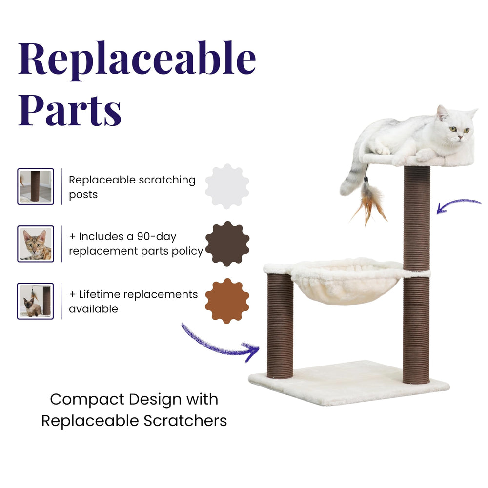 Catry Nirvana : postes de grattage en papier recyclé protègent le mobilier.