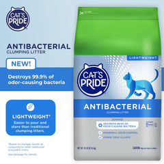 Cat's Pride litière antibactérienne: absorption rapide des liquides.