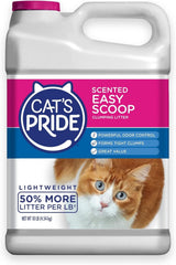 Cat's Pride, versement facile de la litière pour un remplissage propre.