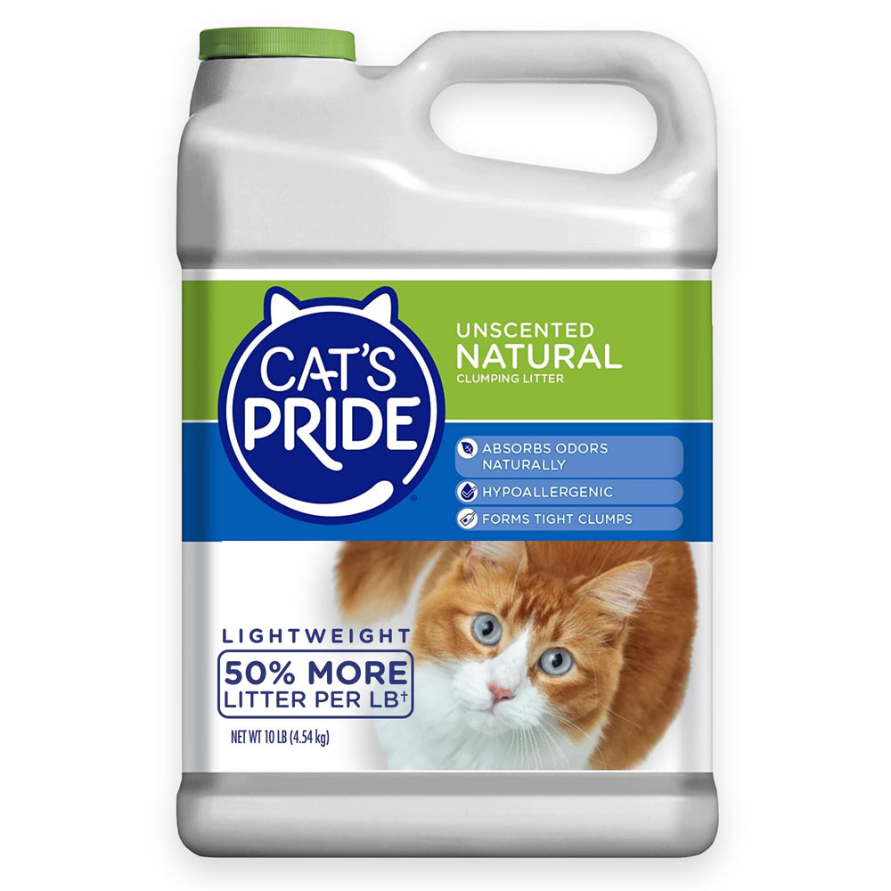 Cat's Pride litière légère en seau, longue durée et économie.