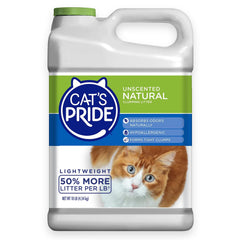 Cat's Pride litière légère en seau, longue durée et économie.