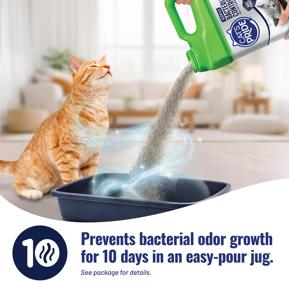 Cat's Pride plus leger de 25 pour cent facilite le versement et le stockage