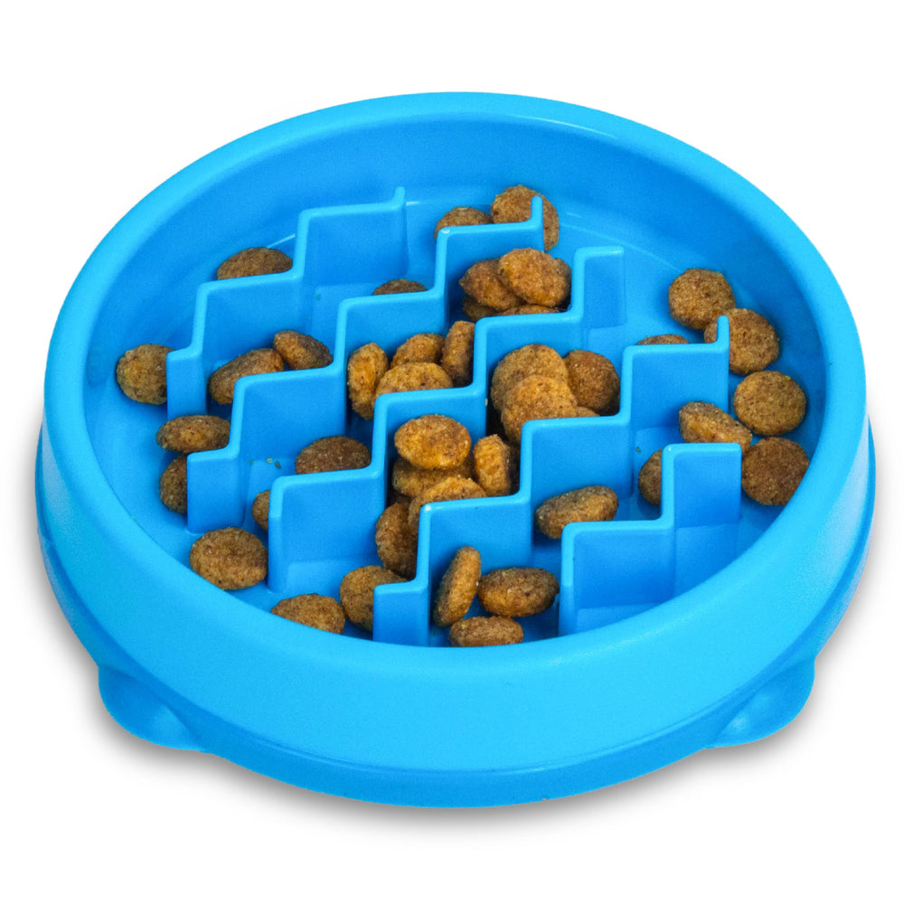 Catstages bol puzzle pour chats, favorise une dégustation lente et ludique.