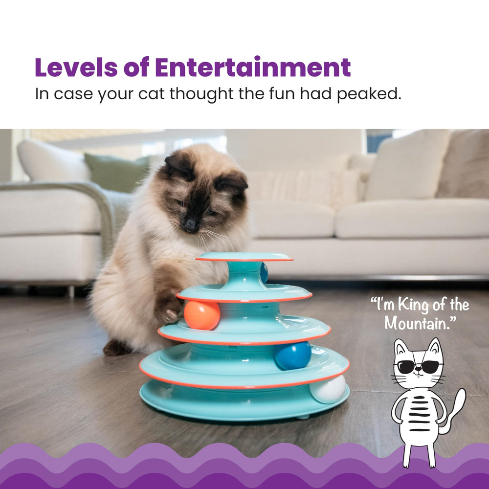 Catstages Chase Meowtain base anti-glisse assurant stabilité pendant le jeu