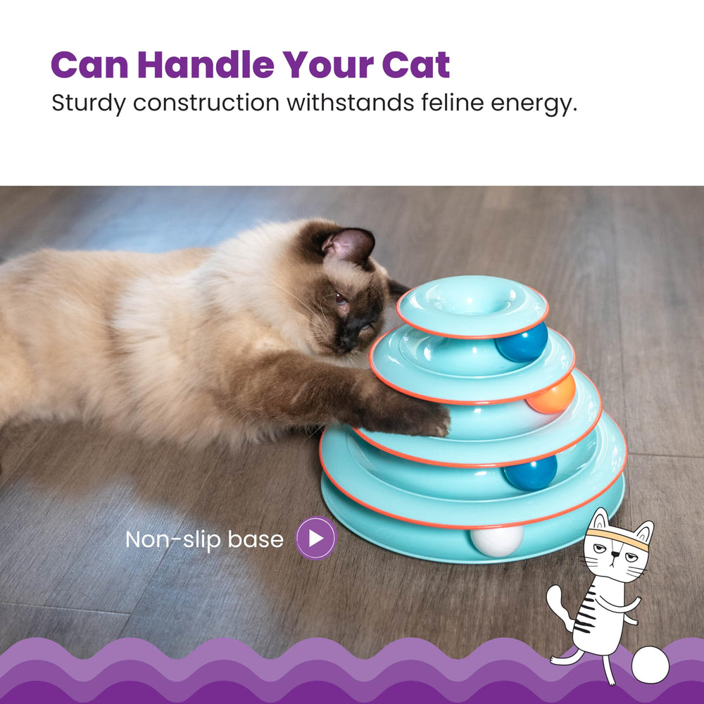 Catstages Chase Meowtain design sûr avec barre de sécurité évitant les coincements