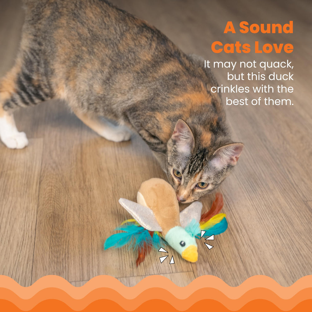 Catstages Flapperz Canard Peluche: plumes attractives pour le jeu