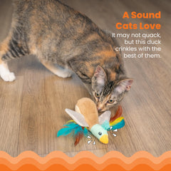 Catstages Flapperz Canard Peluche: plumes attractives pour le jeu