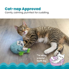 Coussin Catstages Purr Pillow Snoozin' Sloth, douceur câline idéale pour le repos.