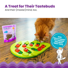 Catstages Purrfect Bitez, format mini-bouchées pour petites sessions d’entraînement.